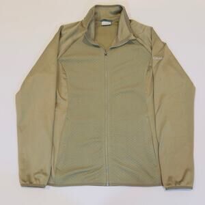 Columbia Youth XL Sweatshirt Forest Green Lightweight Hiking Outdoor Textured
